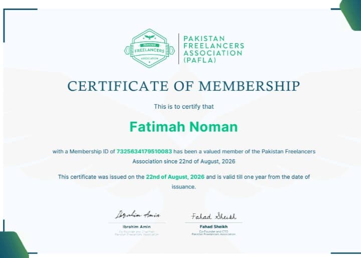 Registered Freelancer